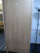 *Light Oak Double Wardrobe