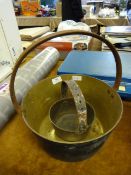 One Large and One Small Brass Jam Pan