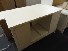 *White TV Entertainment Unit