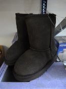 *Children's Shearling Boots (Chocolate Brown) Size:11