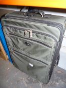 Green Traveling Suitcase