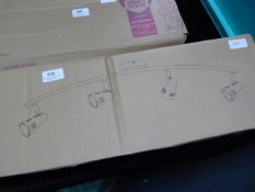 *Polished Chrome Four Light Spotlight Bar