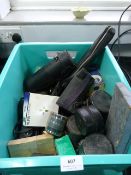 Box of Vintage Camera Lenses