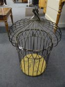 Wrought Metal Bird Cage