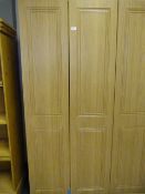*Light Oak Two Door Wardrobe