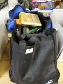 Two Bags of Fishing Reels and Fishing Accessories; Rigs, Weights, Floats, etc.