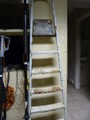 Six Tread Tubular Metal Steps