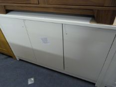 *White Three Door Sideboard