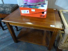 Oak Occasional Table with Undershelf
