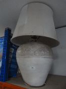 Large Pottery Table Lamp
