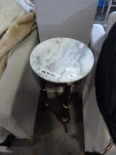 Mahogany Marble Topped Plant Stand