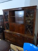 Mahogany Glazed Drinks Cabinet