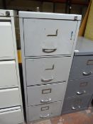 Four Drawer Foolscap Filing Cabinet (Grey)