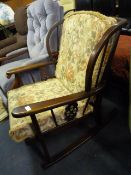 Ercol Type Wheelback Rocking Chair