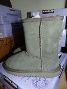 *Children's Shearling Boots (Grey) Size:11