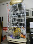 Dayang Large Pet Cage with Straw Feed and Accessories