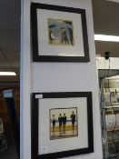 Pair of Vettriano Framed Prints 