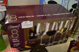 *DENIZLI WINE STEMS 8PCE