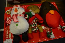 *GENERAL BARKER DOG TOY 3PK