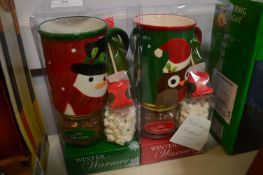 *MUG/HOT CHOCOLATE SET