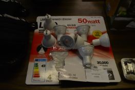 *FEIT GU10 LED LIGHT BULBS 4PK