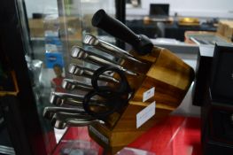 *SABATIER STAINLESS STEEL KNIFE SET