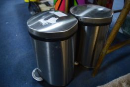 *2 PACK SOFT CLOSE WASTEBINS