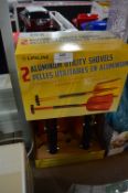 *TWO ALUMINIUM UTILITY SHOVELS