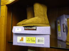 *KIRKLAND SHEEPSKIN BOOTS (CHESTNUT) SIZE:11