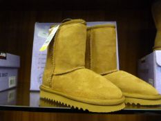 *KIRKLAND SHEEPSKIN BOOTS (CHESTNUT) SIZE:11