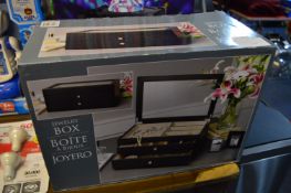 *WOODEN JEWELLERY BOX