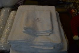 *CHARISMA WHITE & TAUPE TOWELS