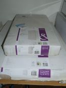 *Two Cooke and Lewis Flatpack Mirrored Door Bathroom Cabinets