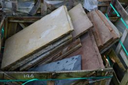*Pallet of Assorted Indian Sandstone Paving