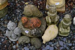 *Assorted Garden Ornaments Including Bill and Ben, Hedgehogs, Pig, etc.