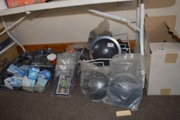 *Large Quantity of Pond Accessories Including Holding Bags, Piping, Regulators, Hose Taps, etc.