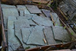 *Pallet Containing Reclaimed Slate Paving