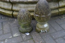 *Two Fir Cone Ornaments