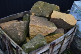 *Pallet of Sandstone Rockery