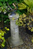 *Concrete Plinth with Sundial