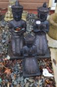 *Three Buddha Figurines