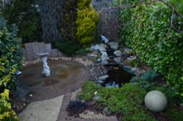 *Contents of Garden 1 (To Be Dismantled by Buyer) Which Includes Pond Waterfall, Filter, Pump,