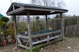 *Wooden Canopy with Water Tanks