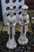 *Pair of Oriental Figurines