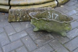 *Decorative Concrete Planter and Signage Stone
