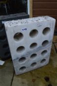 *White Marble Wine Rack