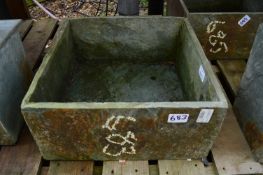 *Natural Slate Square Planter