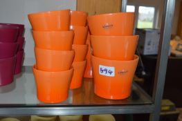 *Quantity of Orange Indoor Plant Pots