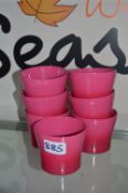 *Assorted Pink Indoor Flower Pots