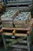 *Two Pallets Containing Assorted Bricks, Screen Blocks and a Paving